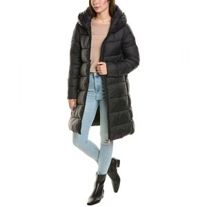 NWT Save The Duck Dark Chocolate Puffer Coat with Hood - XL